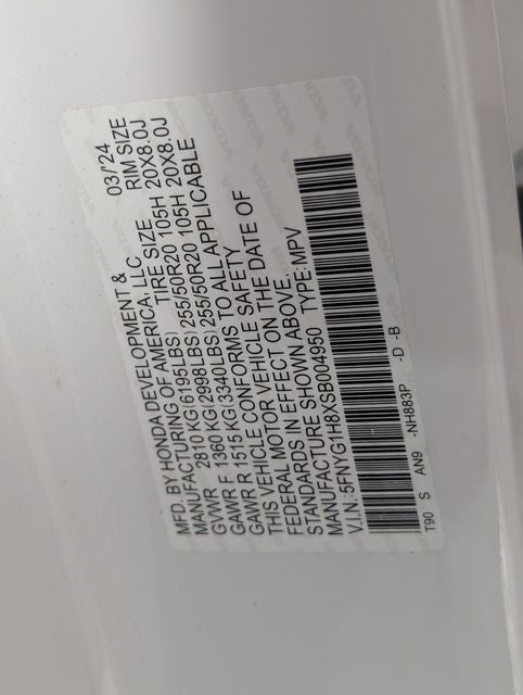 2025 Honda Pilot Elite
