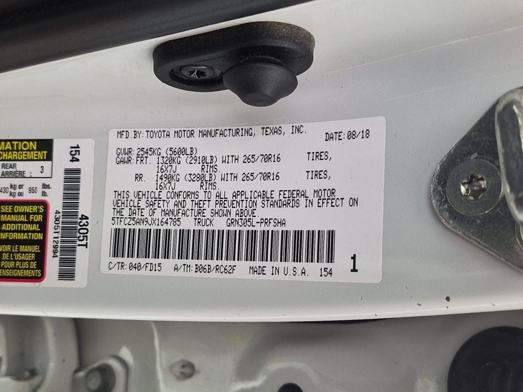 2018 Toyota Tacoma TRD Off-Road V6