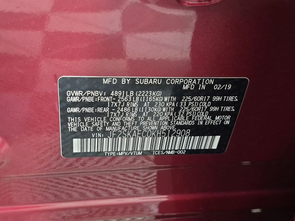 2019 Subaru Forester Premium