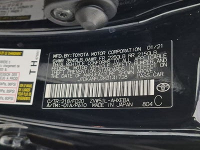 2021 Toyota Prius LE