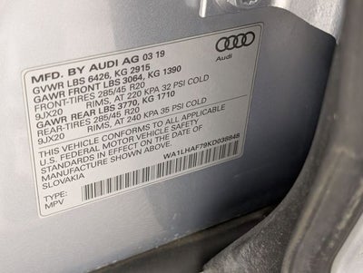 2019 Audi Q7 45 Premium Plus quattro