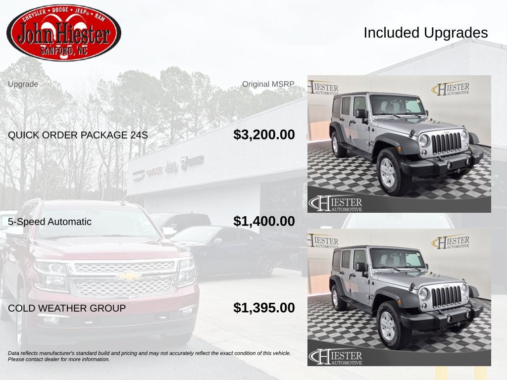 2017 Jeep Wrangler Unlimited Sport