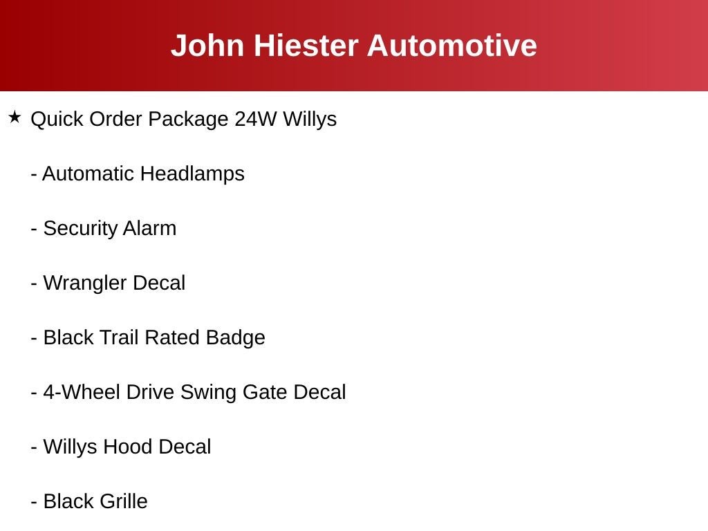 2020 Jeep Wrangler Unlimited Sport