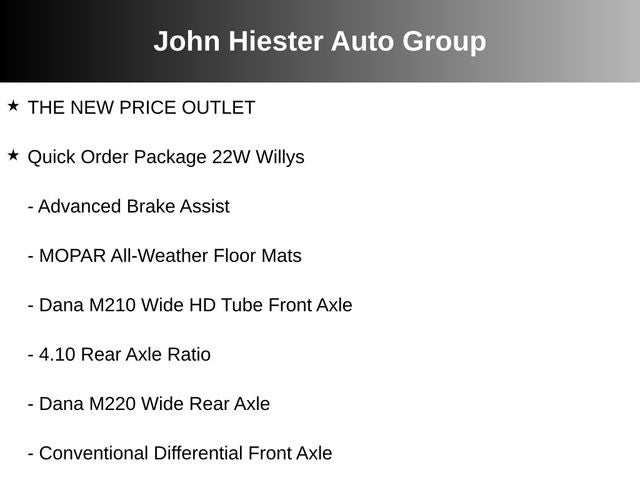 2025 Jeep Wrangler Willys