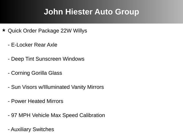 2025 Jeep Wrangler Willys