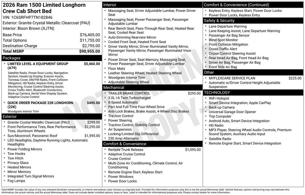 2026 RAM 1500 Limited