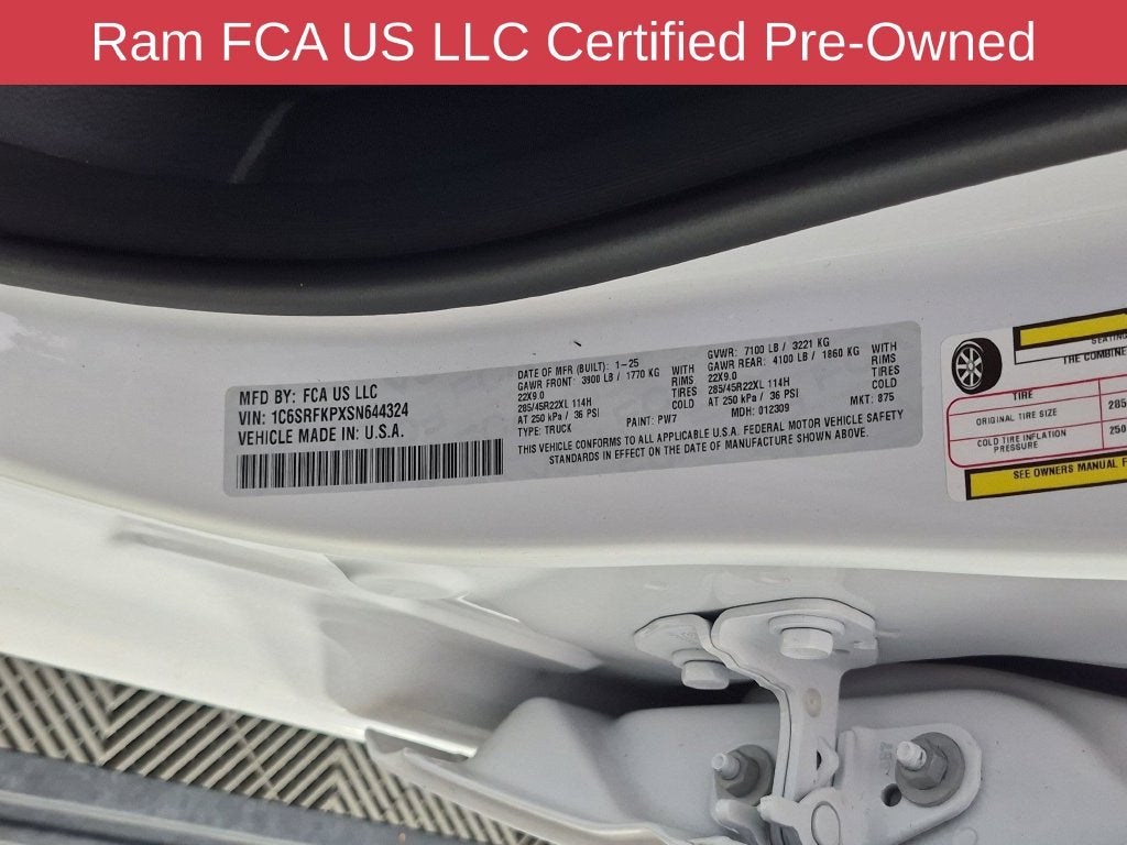 2025 RAM 1500 Tungsten