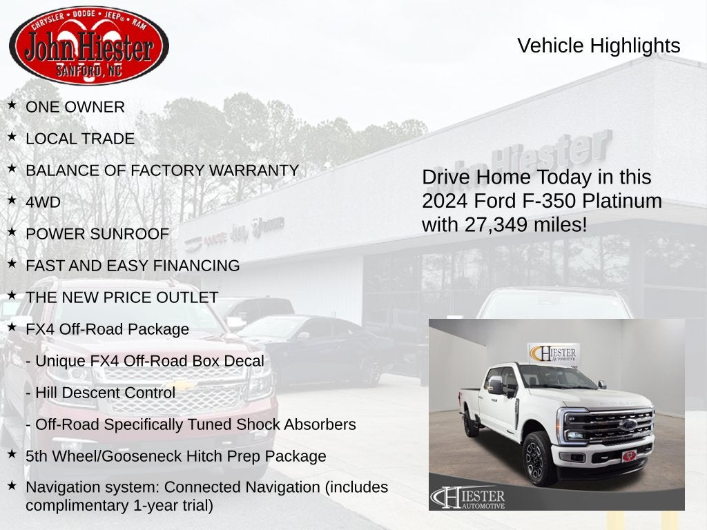 2024 Ford F-350SD Platinum