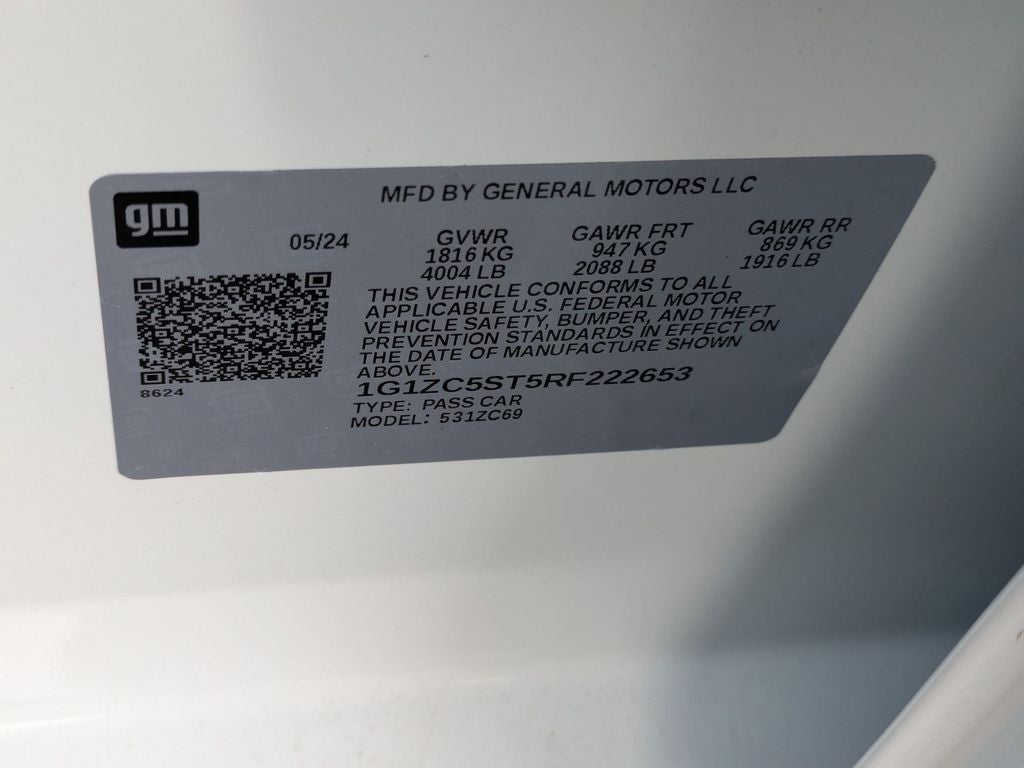 2024 Chevrolet Malibu LS 1FL