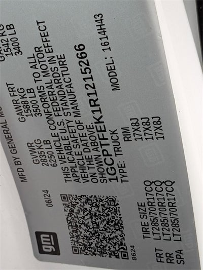 2024 Chevrolet Colorado ZR2