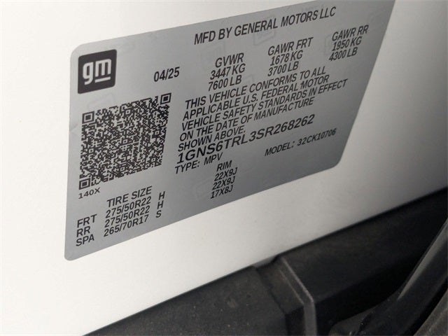 2025 Chevrolet Tahoe High Country