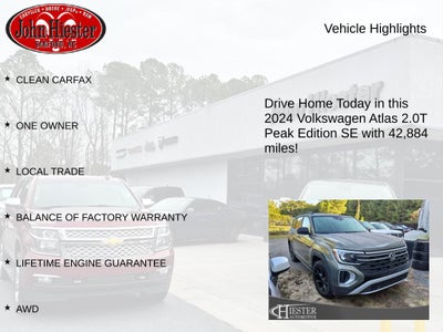 2024 Volkswagen Atlas 2.0T Peak Edition SE w/Technology