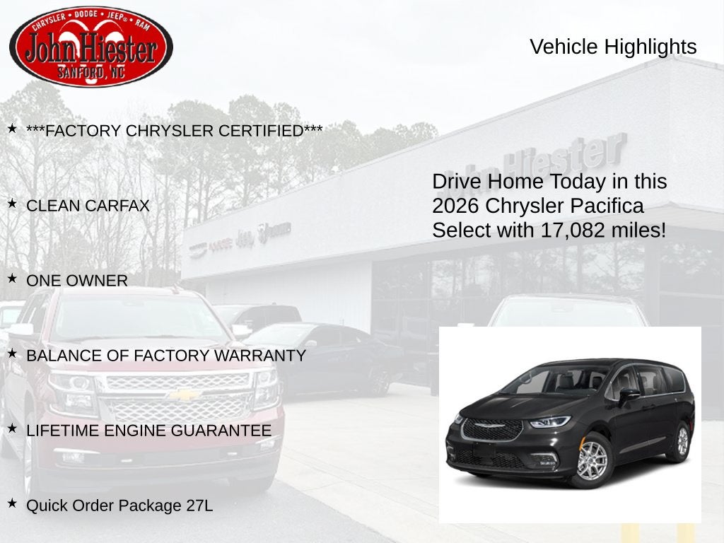 2026 Chrysler Pacifica Select