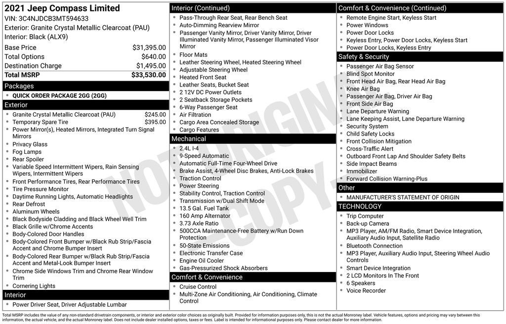 2021 Jeep Compass Limited