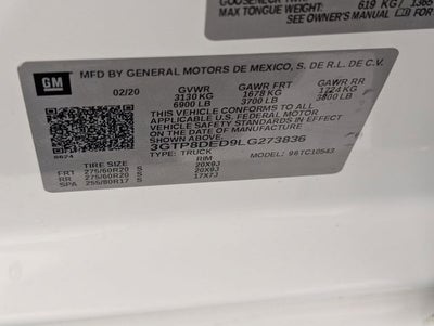 2020 GMC Sierra 1500 SLT