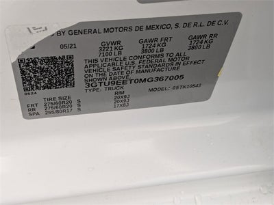 2021 GMC Sierra 1500 AT4