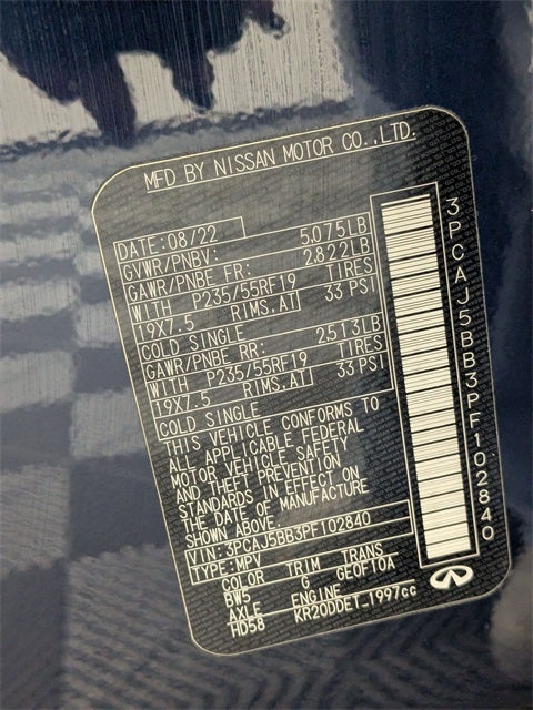 2023 INFINITI QX50 LUXE