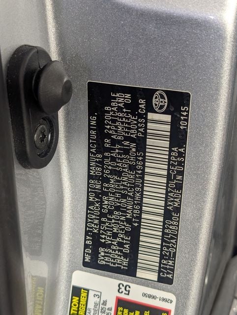 2018 Toyota Camry XSE