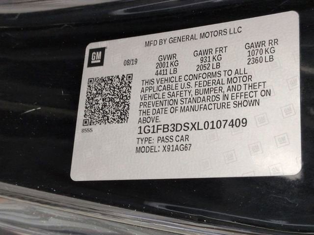 2020 Chevrolet Camaro 1LT