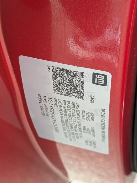 2026 Chevrolet Corvette Stingray 2LT