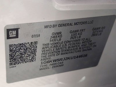 2019 Cadillac CT6-V 42TTVSPORT