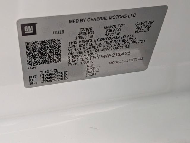 2019 Chevrolet Silverado 2500 HD LTZ