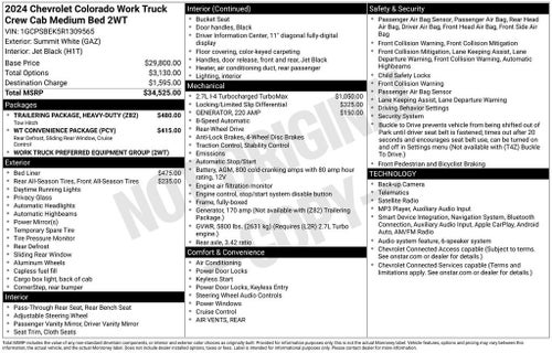 2024 Chevrolet Colorado WT