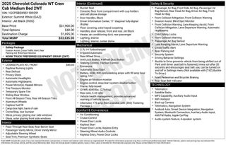 2025 Chevrolet Colorado WT/LT