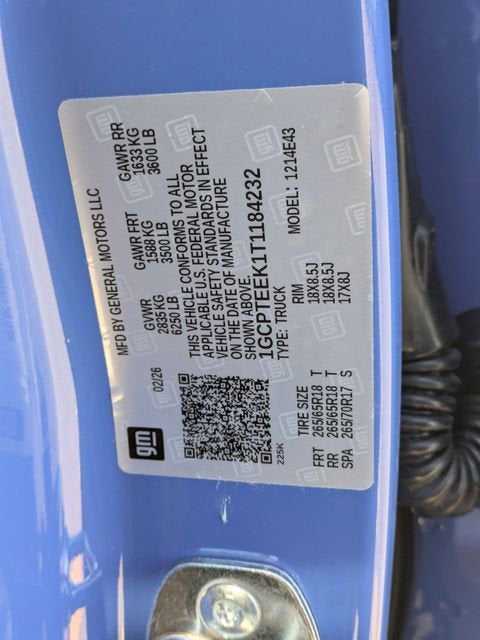 2026 Chevrolet Colorado Trail Boss