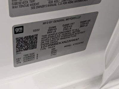 2022 Chevrolet Silverado 1500 LTD Custom