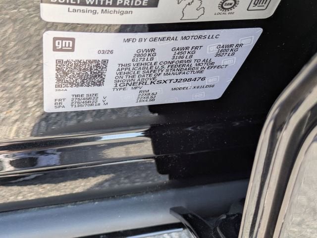 2026 Chevrolet Traverse RS