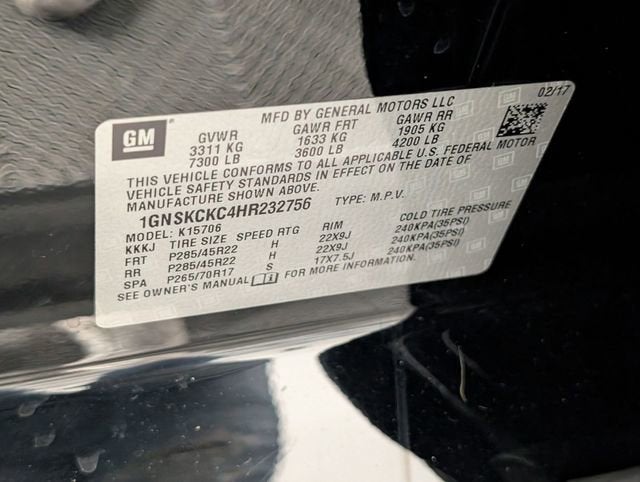 2017 Chevrolet Tahoe Premier