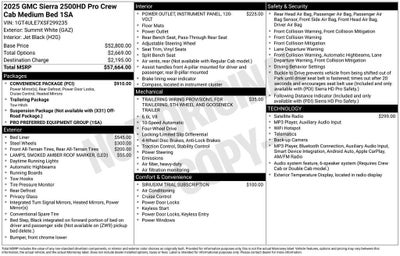 2025 GMC Sierra 2500 HD Pro