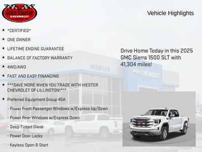 2025 GMC Sierra 1500 SLT