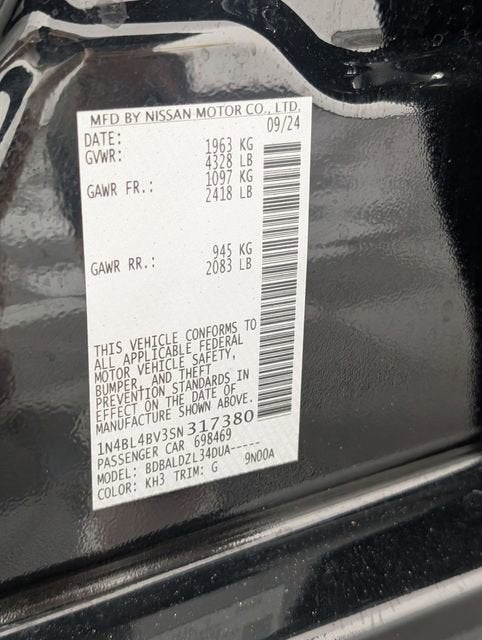 2025 Nissan Altima S FWD