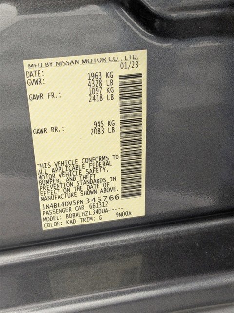 2023 Nissan Altima 2.5 SV