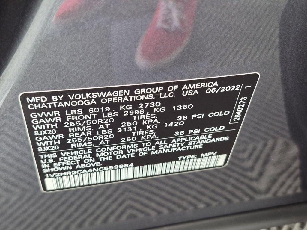 2022 Volkswagen Atlas SE w/Tech - Photo 37