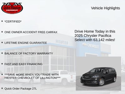 2025 Chrysler Pacifica Select