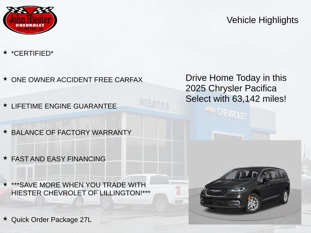2025 Chrysler Pacifica Select