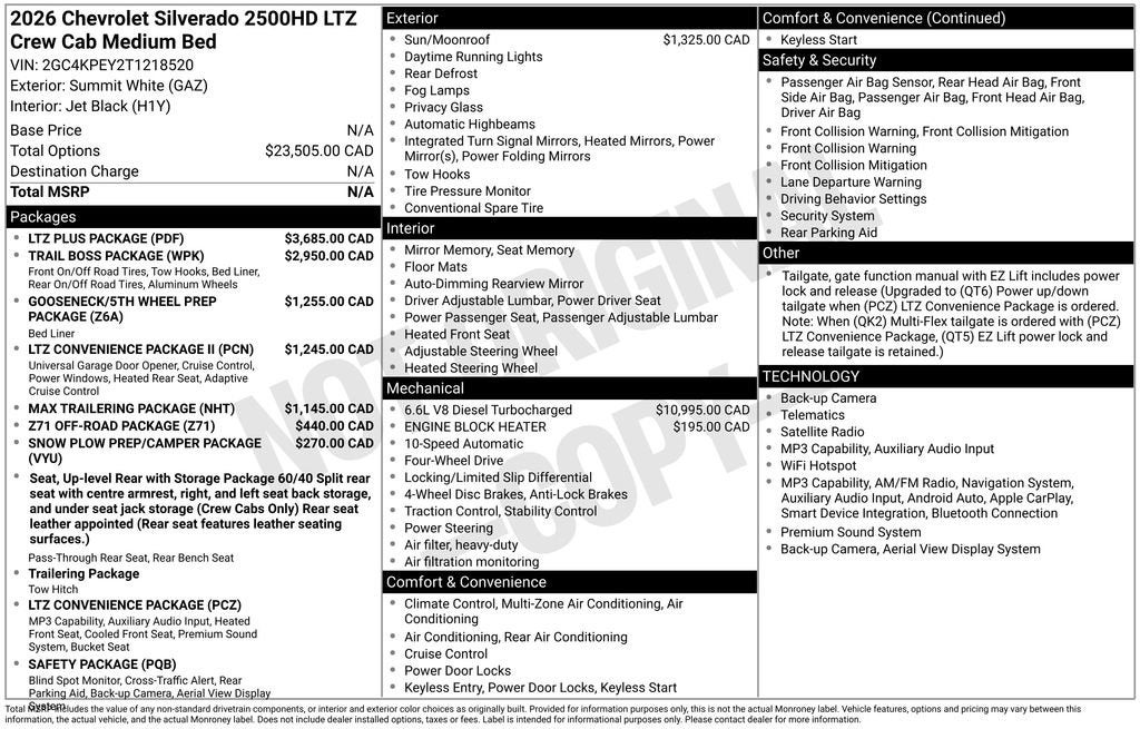2026 Chevrolet Silverado 2500 HD LTZ - Photo 45