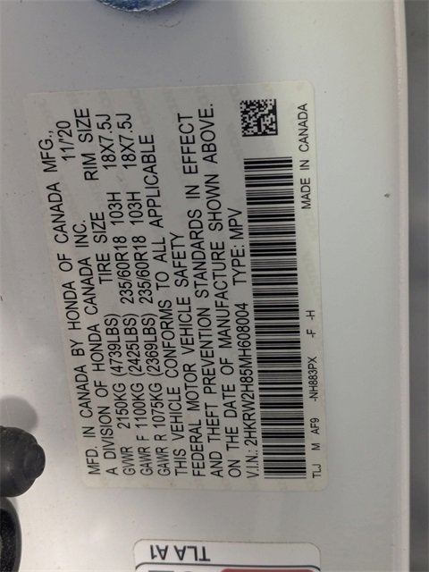 2021 Honda CR-V EX-L