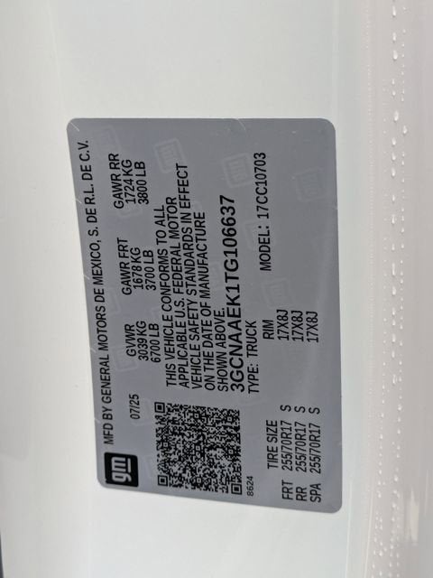 2026 Chevrolet Silverado 1500 WT