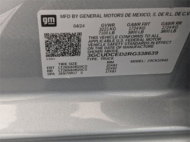 2024 Chevrolet Silverado 1500 Custom Trail Boss