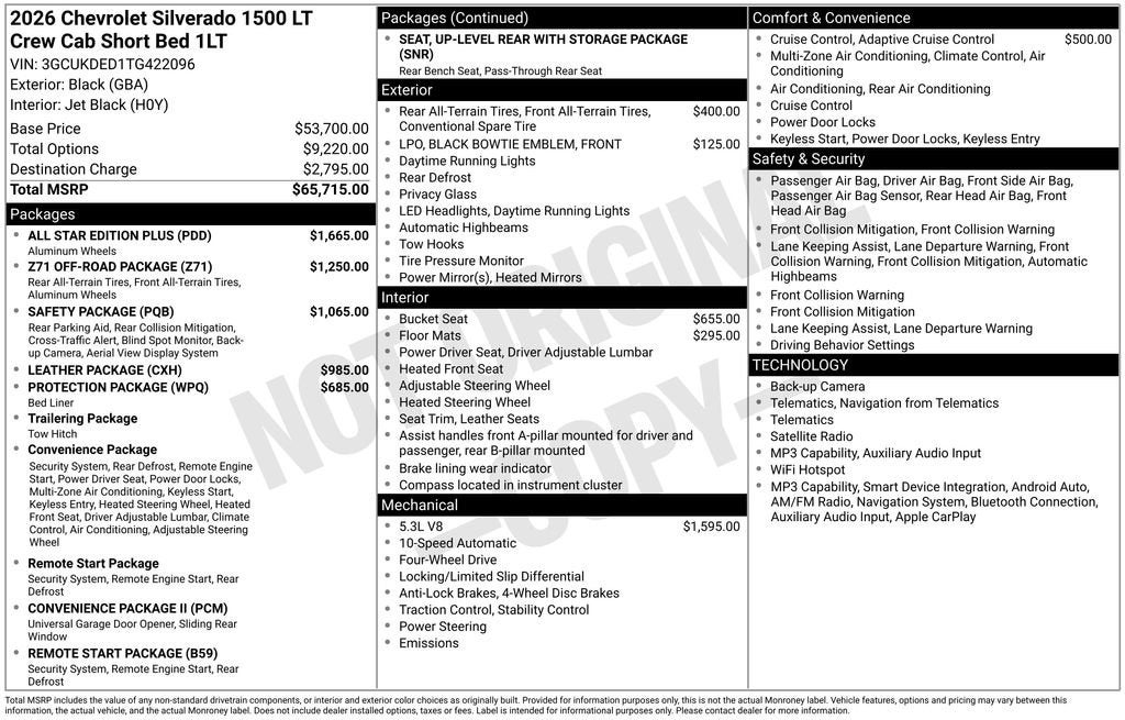 2026 Chevrolet Silverado 1500 LT