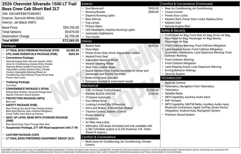 2026 Chevrolet Silverado 1500 LT Trail Boss - Photo 42