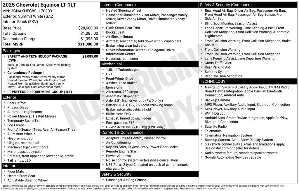 2025 Chevrolet Equinox LT