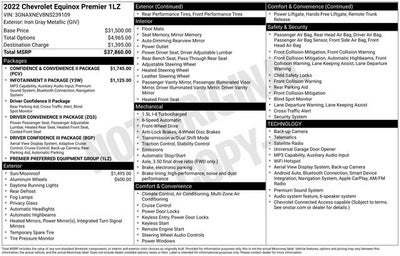 2022 Chevrolet Equinox Premier