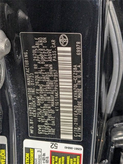 2023 Toyota Camry SE