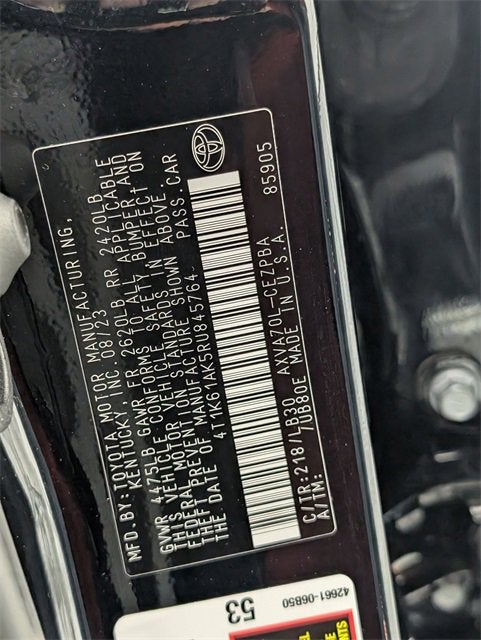 2024 Toyota Camry XSE