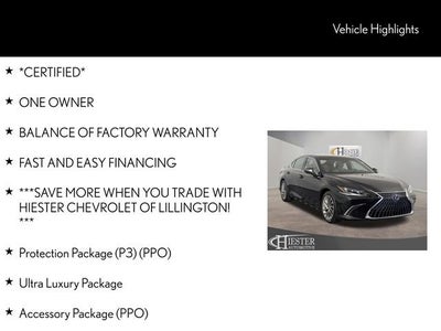 2022 Lexus ES 300h Ultra Luxury
